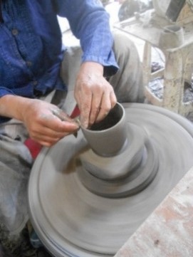 การขึ้นรูปด้วยแป้นหมุน